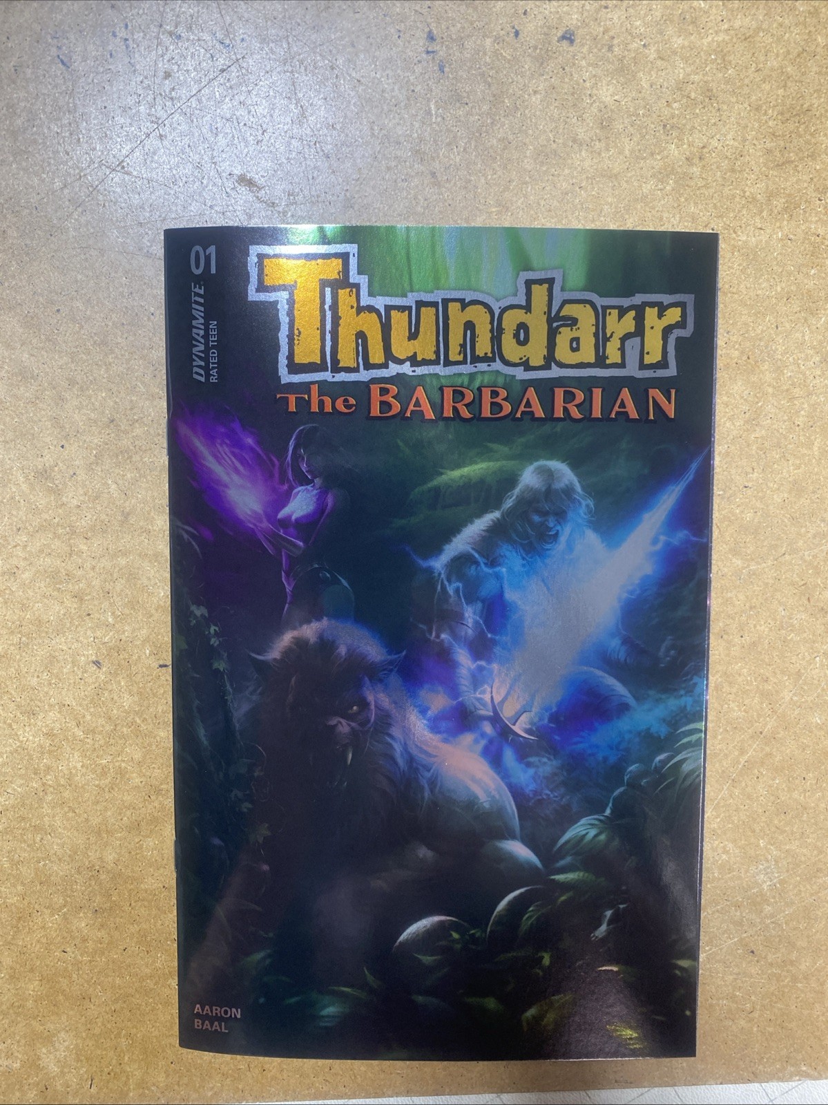 Dynamite Thundarr The Barbarian #1 Mattina Foil Variant Blind Bag Cover W NM