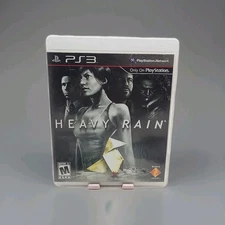PS3 Heavy Rain Game CIB Mint Disc Quantic Dream 2010 Clean Tested