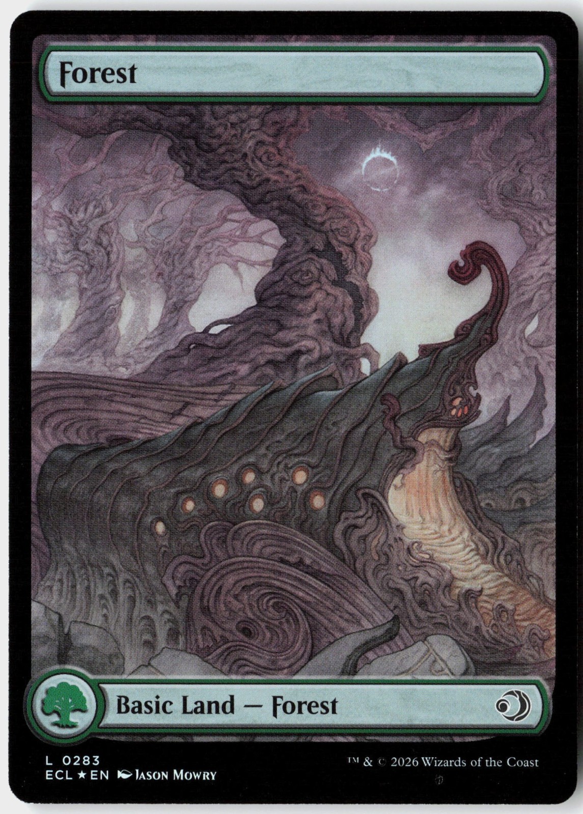 Magic - Forest (0283) Foil Lorwyn Eclipsed [ECL - 283] NM Land