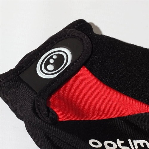 Optimum Hawkley Half Finger Handschuhe schwarz/rot/grau klein - Bild 4 von 7