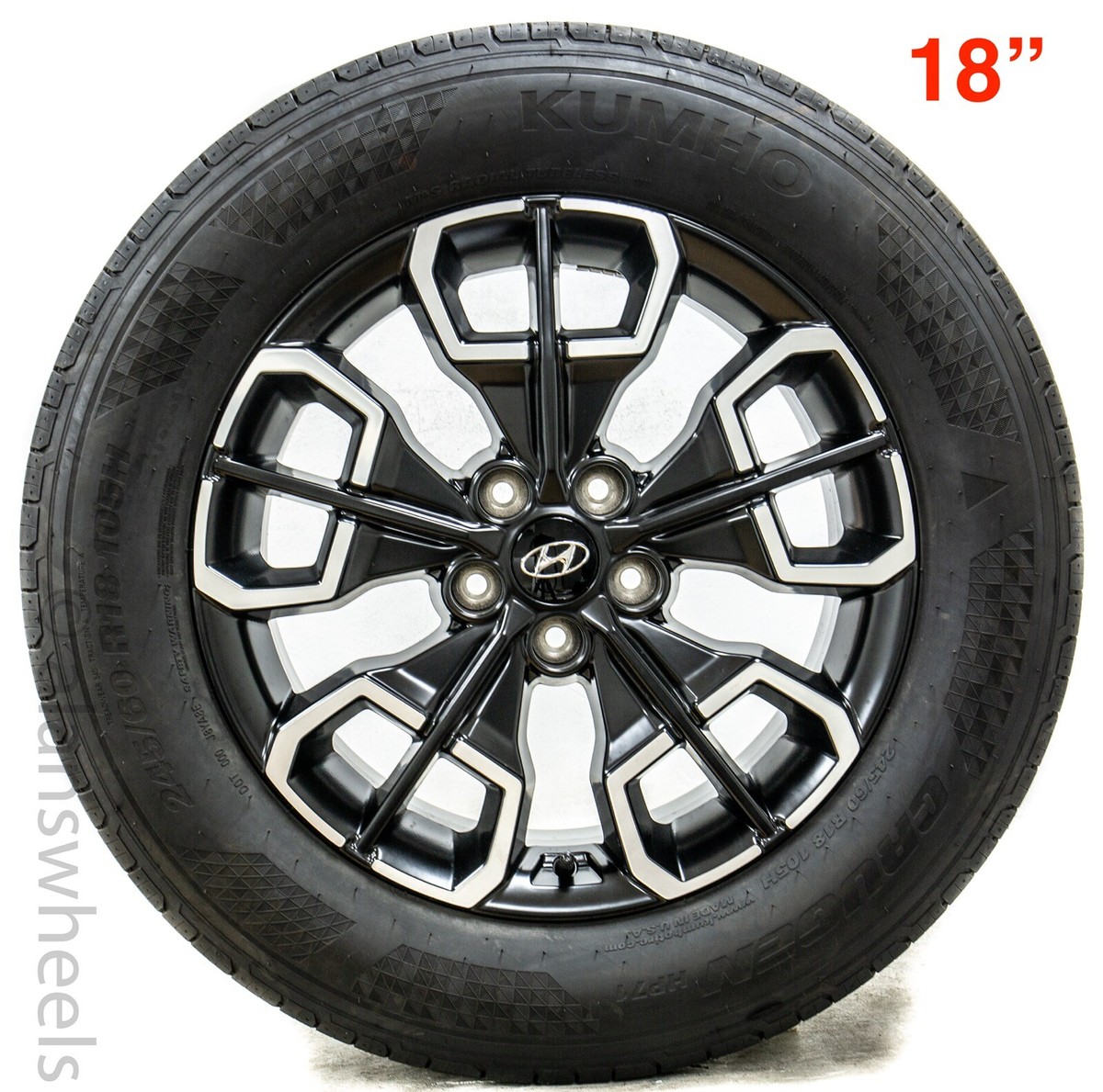 4 New Hyundai Santa Cruz 18” OEM Wheels Rims Kumho Tires Free