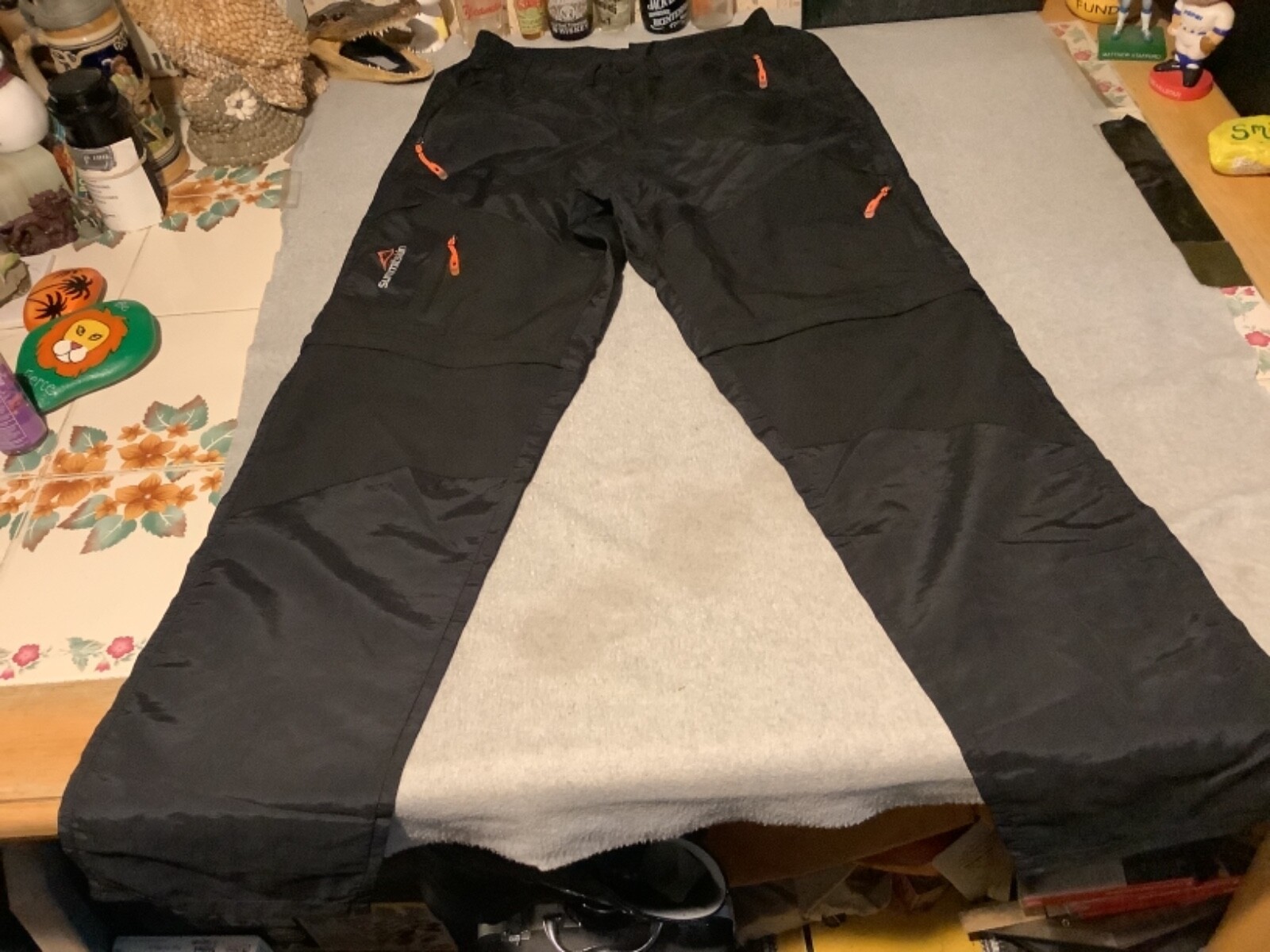 MENS BLACK SUMMITSKIN VERSA NYLON CONVERTIBLE PANTS & SHORTS 28 HIKING