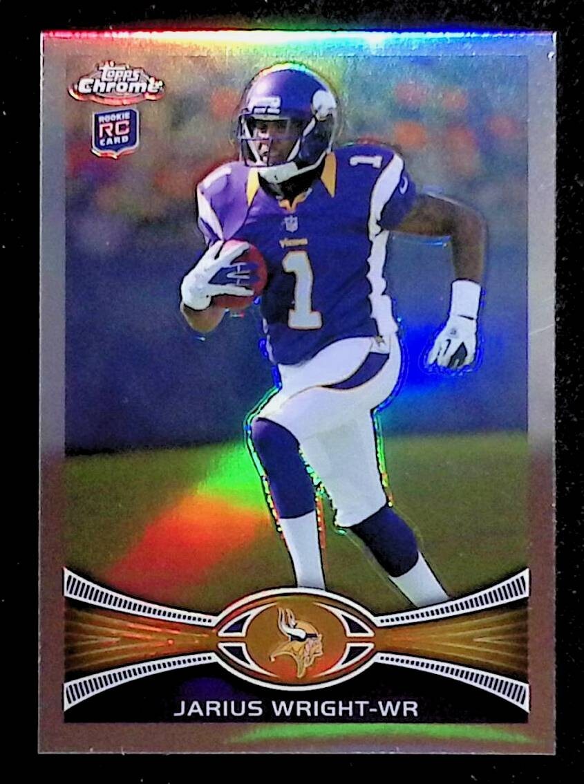 Jarius Wright 2012 Topps Chrome Refractor #203 RC