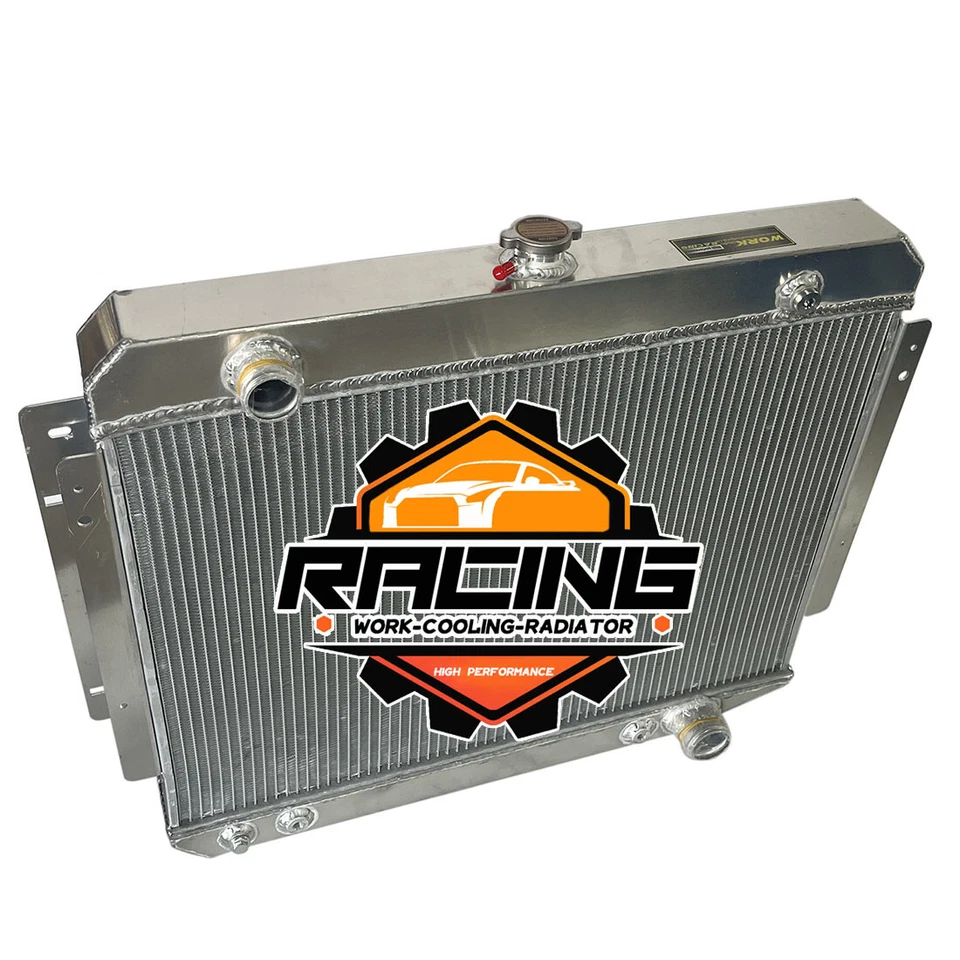 Radiador de refrigeración #CC889 para Dodge Ramcharger 1974 1975 1976 1977 1978 aluminio Foto 3 de 4