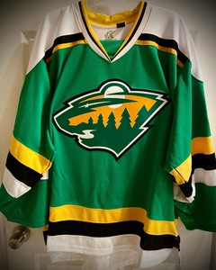 minnesota wild north stars jersey