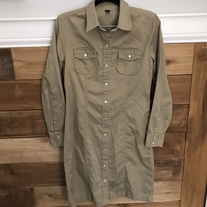 khaki tan dress
