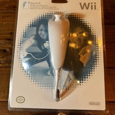 Nintendo Wii Nunchuck Controller OEM Official 2007 NEW Sealed