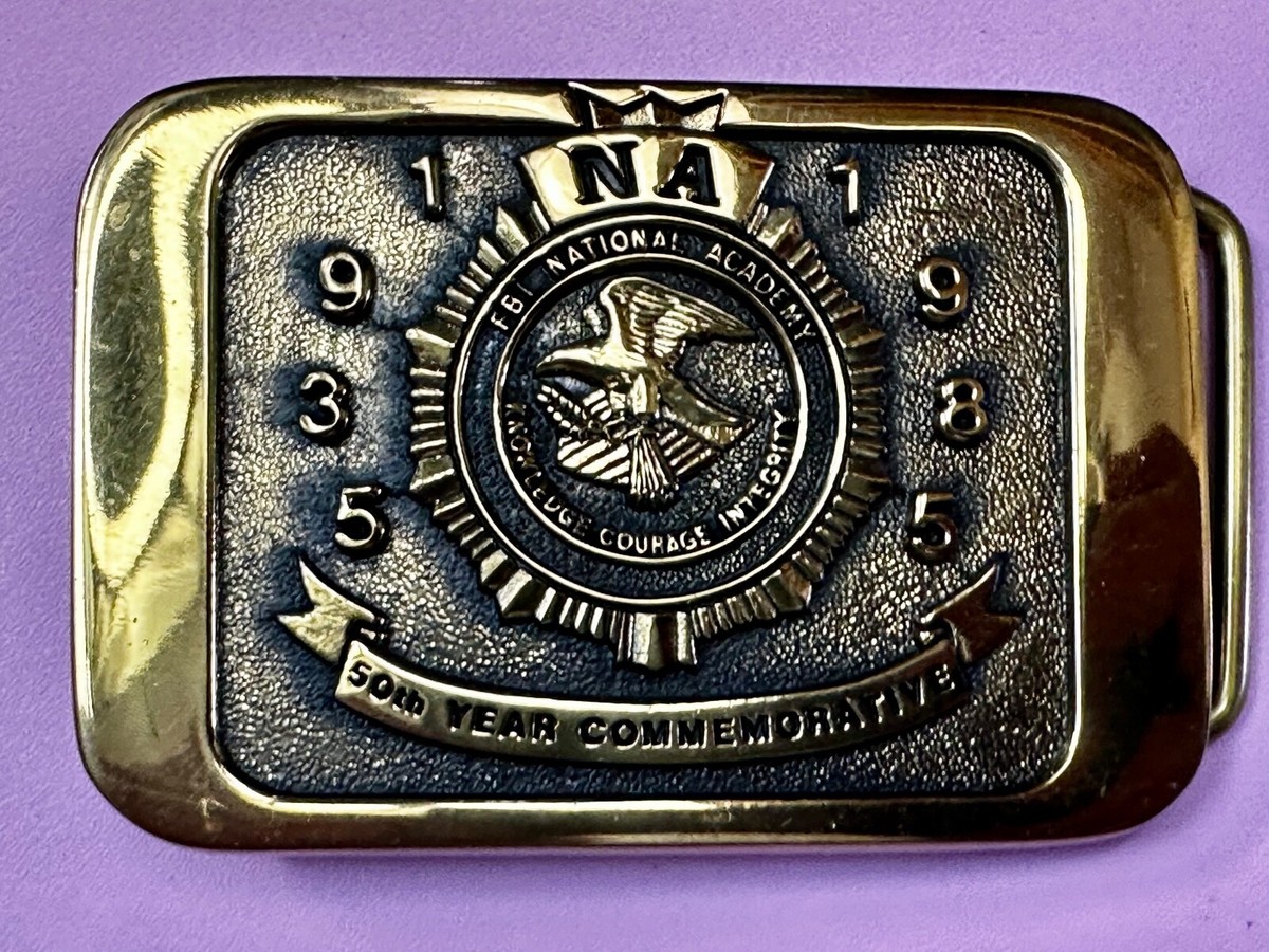 激レア FBI 60th Anniversary Academy buckle