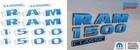 RAM 1500 CLASSIC Door Badge Overlay Decals for 2019-2024 Ram 1500 Classic