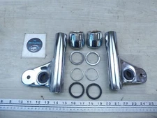 1979 Kawasaki KZ750 Twin K609-2) chrome front fork ears headlight mounts set 