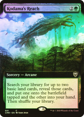 FOIL BORDERLESS Kodama's Reach ~ Commander Legends 1 [ NearMint ] [ Magic MTG ]
