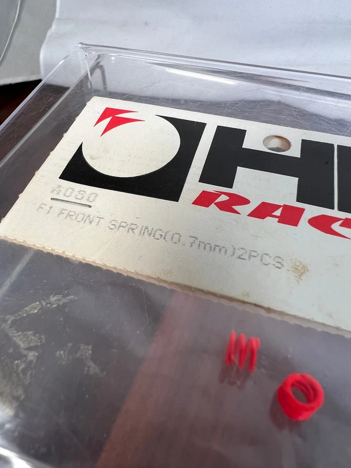 Muelles delanteros vintage HPI Racing A080 rosa F1 0,7 mm Foto 4 de 4