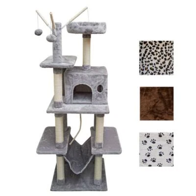 Kratzbaum Katzenbaum Katzenkratzbaum 155 cm Kletterbaum Spielbaum für Katzen