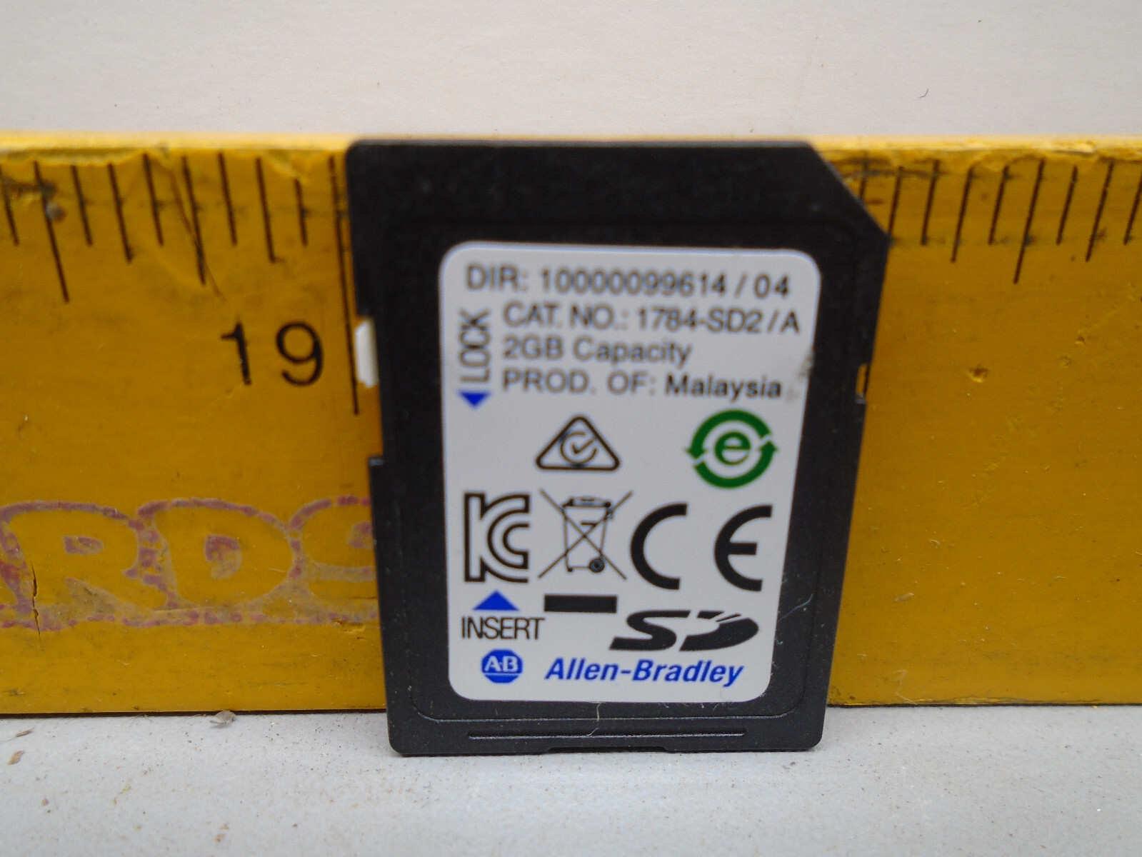 Allen Bradley 1784-SD2 Memory Flash Card 1784SD2 Bin14