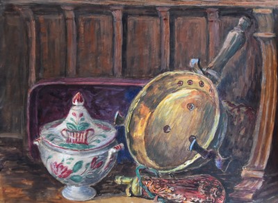LOUIS DUPUIS (1862-1951) (184) - gouache et pastel - nature morte EUR 220,00 - FR