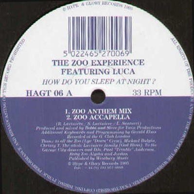 THE ZOO EXPERIENCE - Wie schläft man nachts? - HAGT 06 - UK 1995