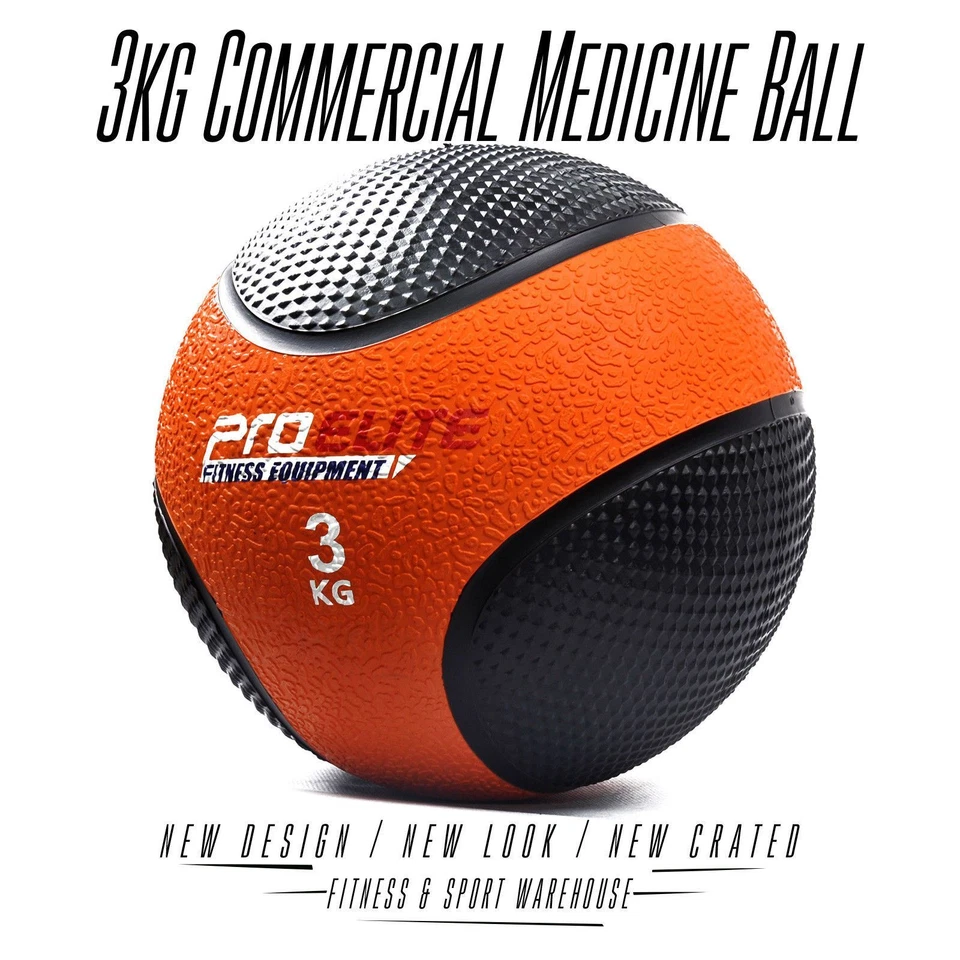 Commercial Rubber Medicine Ball 2KG-10KG Fitness Gym Exercise Balls Crossfit - image 4 of 4