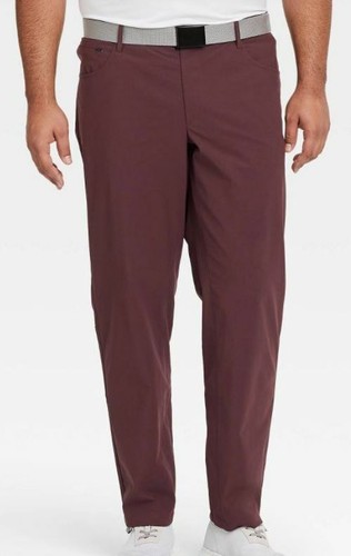 All in Motion Mens Golf Pants Berry 