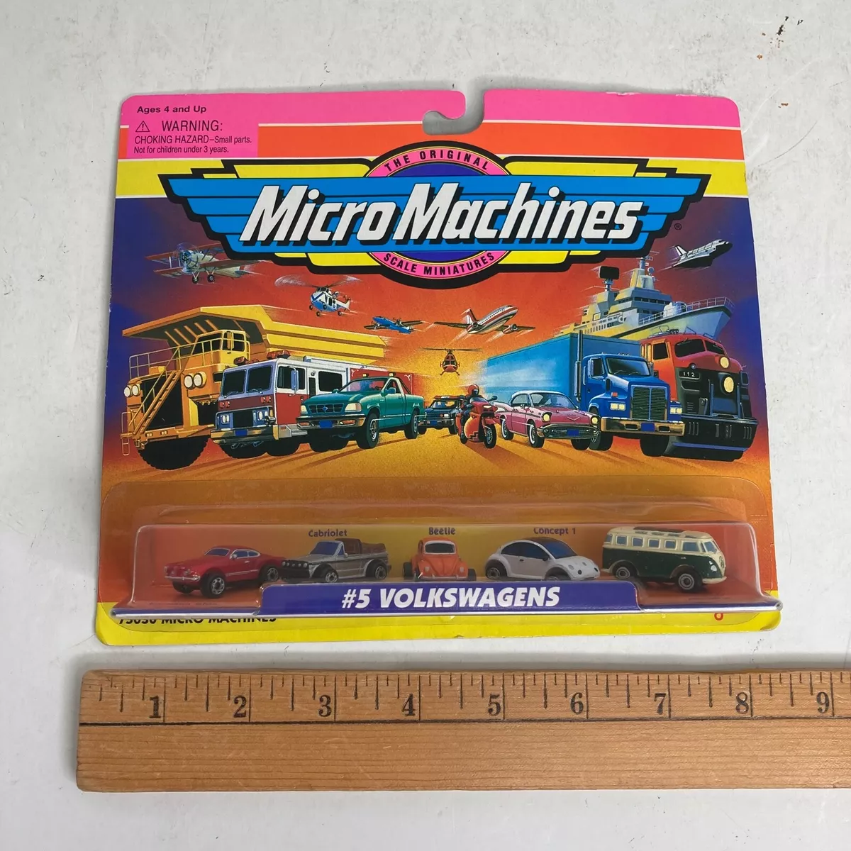 MICRO MACHINES 5 VOLKSWAGEN 75030 GALOOB. Beetles Cabriolet