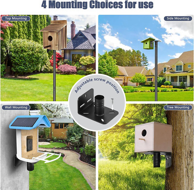 Max. 63'' inch Height Metal tube w/ 5 Prongs Strong standing for Bird house nest