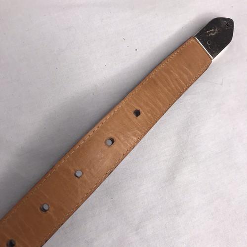 Brighton Onyx Belt Brown Leather Size 32 - Picture 3 of 12