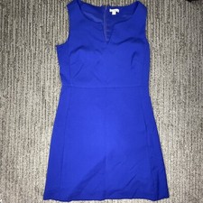 Gap Size 0 Womens Dress Sleeveless Casual Summer Rear Zip Blue