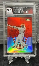 DAVID ORTIZ 2004 TOPPS FINEST REFRACTOR HGA 9.5 (2) 10 subs RED SOX