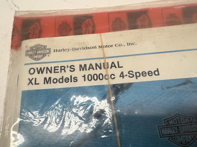 NOS HARLEY DAVIDSON 1983 OWNERS MANUAL SEALED XL 1000 SPORTSTER