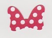 Die Cuts - Disney Minnie Mouse Bows Red - 20piece