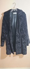 Marella Coat Women Very Soft Black Coat Chic Classy Vintage Rare Msrp 900+ Uni