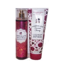Bath & Body Works Chocolate Covered Cherry 2 Piece Set - Body Cream & Mist