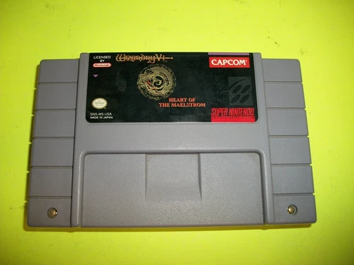 Wizardry V Heart of the Maelstrom SNES Tested Authentic