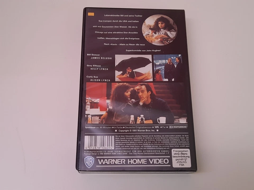 Curly Sue - Ein Lockenkopf sorgt für Wirbel 1991 VHS German PAL Warner Video - Bild 2 von 4