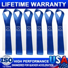 6 Pcs Soft Loop Tie Down Straps Lashing Heavy Duty Motorcycle Handlebar 4500LBS