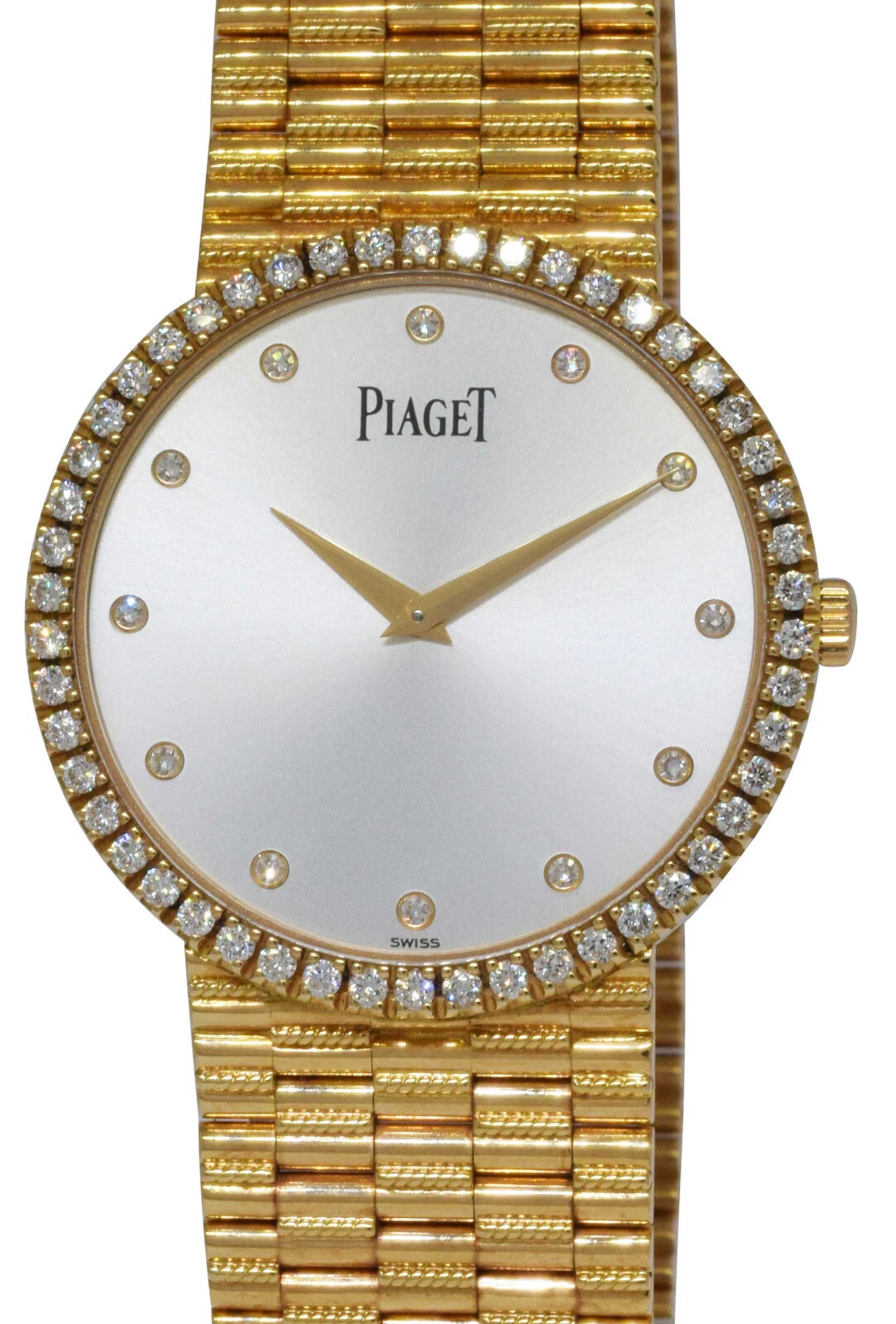 Piaget — Piaget Dancer Traditional 18k Yellow Gold Diamond 32mm Manual Watch P10491