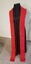 CLERGY STOLE LITURGICAL VESTMENT CUSTOM MADE RED  GOLD REVERSIBLE VERY LONG