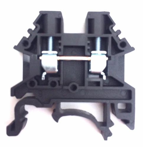 DIN Rail Terminal Blocks 100 Quantity DK4N-BK Black Dinkle 10 AWG Gauge 30A 600V