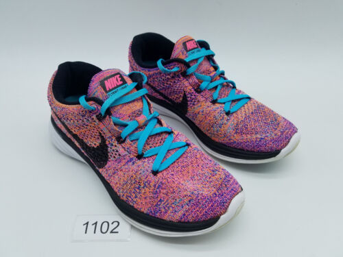 Nike Flyknit Lunar 3 Damengröße 6,5 Laufschuhe pink bunt