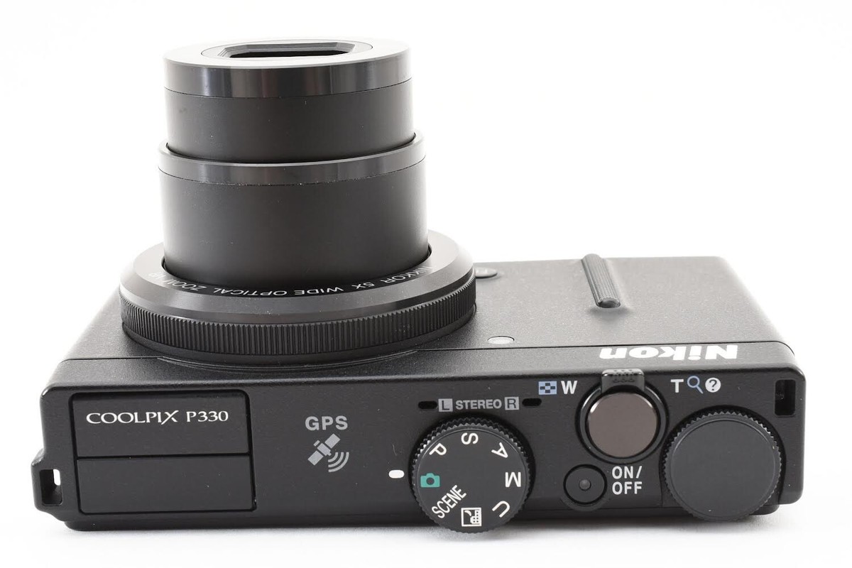 USED Nikon COOLPIX P330 12.2MP 5x Zoom Lens Digital Camera Black