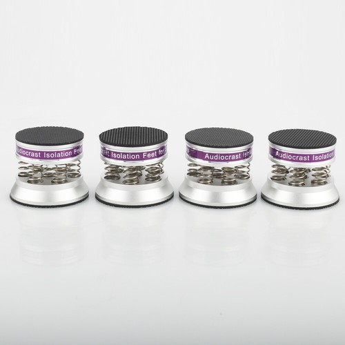4xHi Fi Isolation 43x37 GEFEDERT PLATTENSPIELER DAMPING FEET-TURNTABLE - Bild 3 von 7