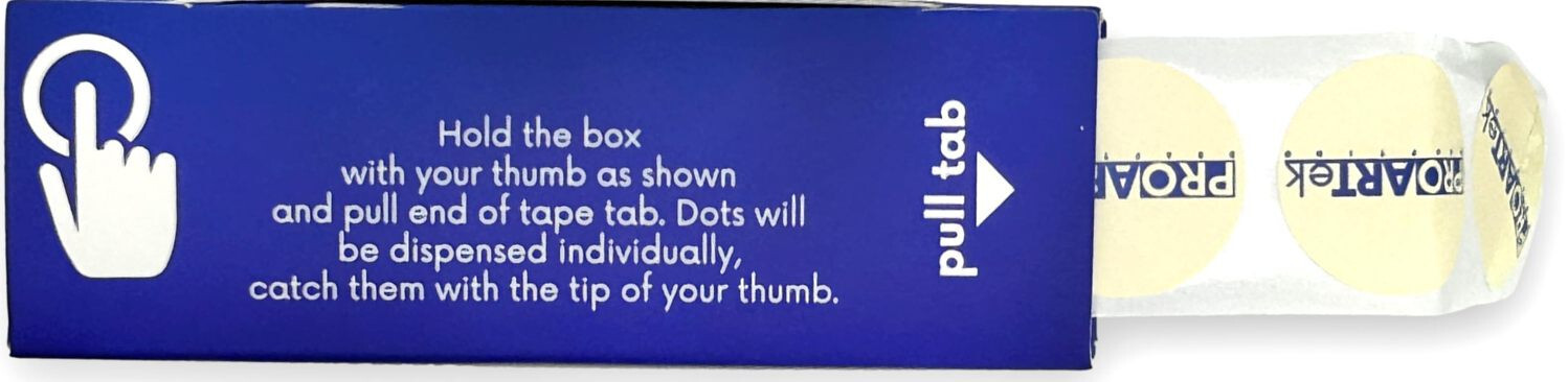 PROARTek PK00027 Model DM123 Drafting Dots, 500 Drafting Dots,  7/8" Diameter