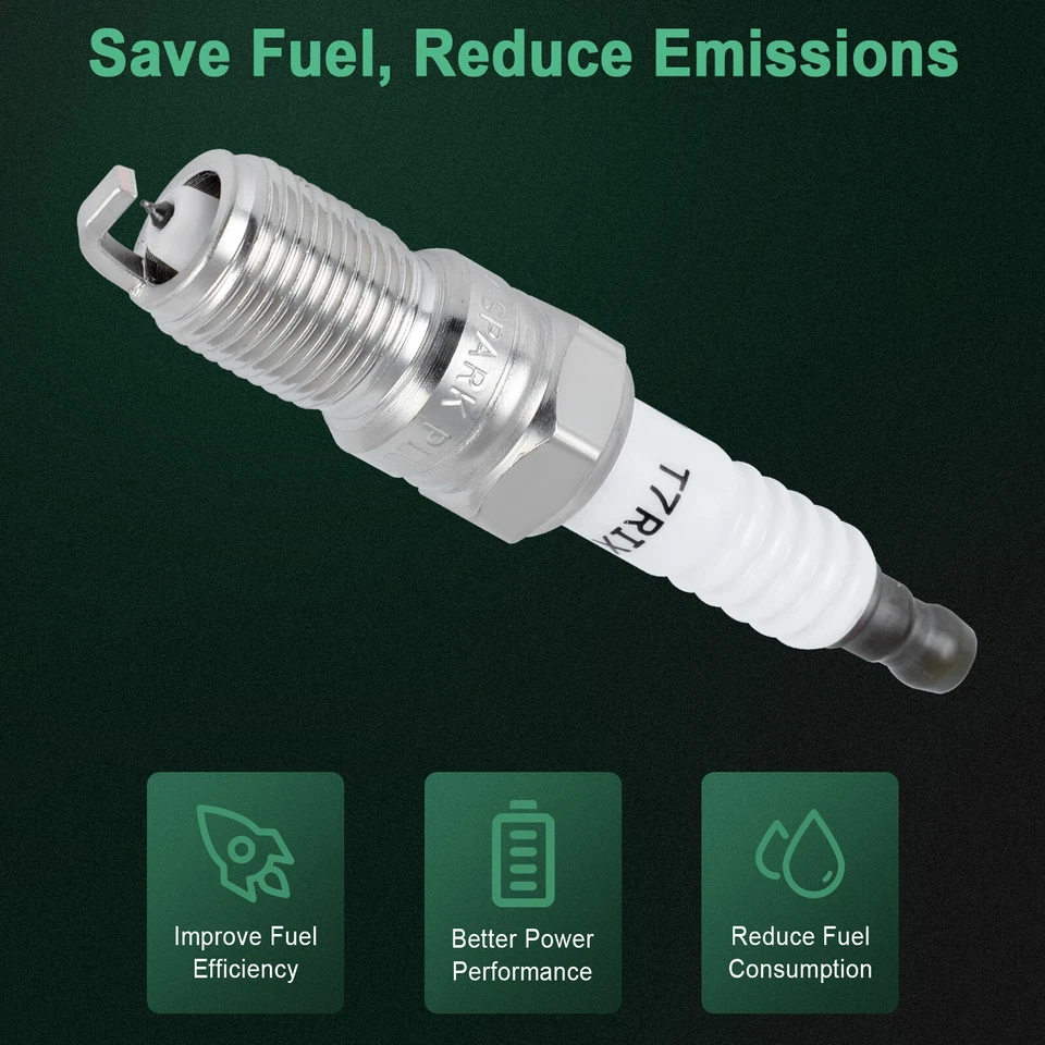 8x Iridium & Platinum Spark Plugs For 2006-2009 Cadillac STS 4.4L V8 - Image 4 of 4