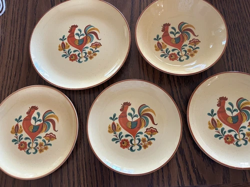 Assortment-SET 5 Taylor Smith Taylor "Reveille Rooster" Vintage 
