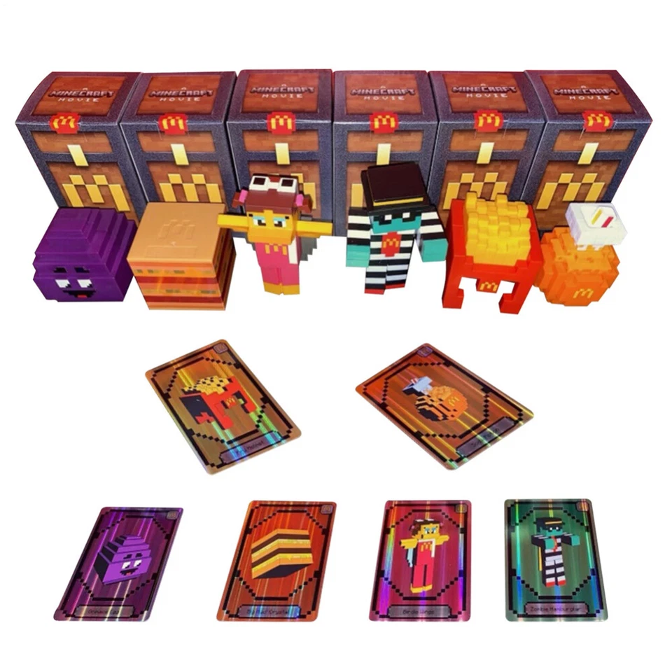 1/6Set 2025 McDONALD'S Minecraft Movie Adult Happy Meal Toys Gifts Collectable - image 2 of 4