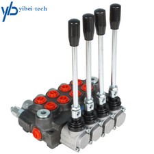 4 Spool 11gpm BSPP Hydraulic Directional Control Valve , Double Acting Cylinder
