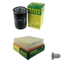 MANN-FILTER Inspektionspaket Filterset für VW Polo Coupe 1.3 G40 86C 80