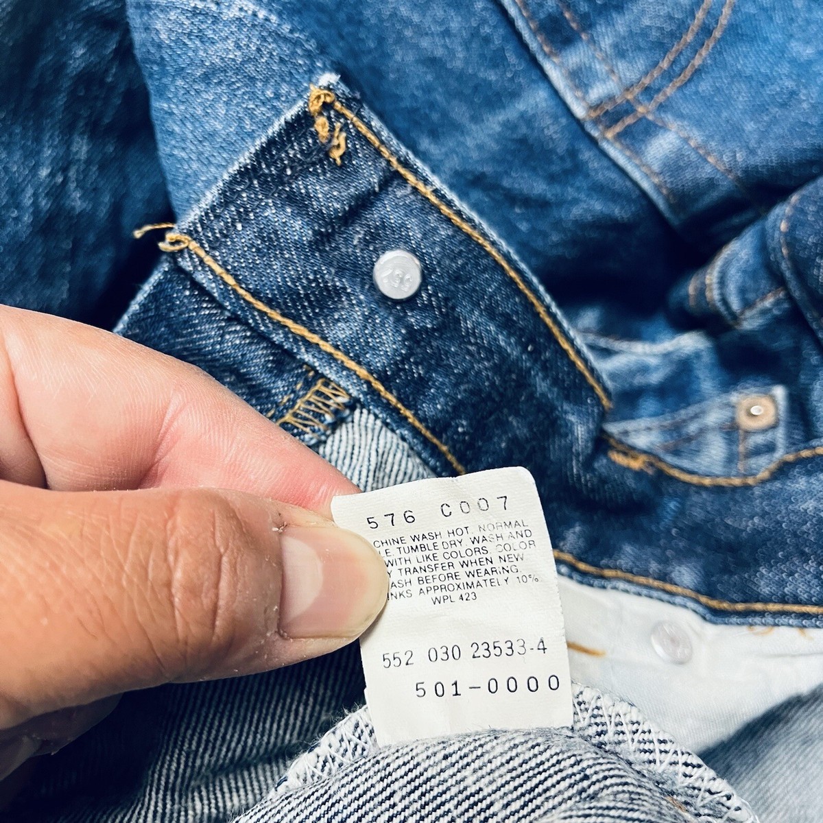 Vintage 70s Levis 501xx Denim Jeans 35x34 dark wash USA made | eBay