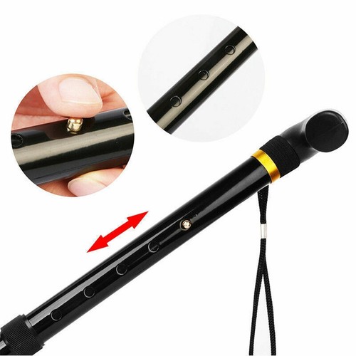 Adjustable Walking Cane Aluminum Walking Stick Folding Collapsible Travel Hiking - Picture 9 of 20