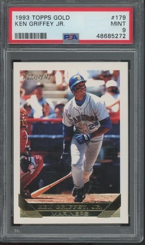1993 Topps Gold #179 Ken Griffey Jr Mint PSA 9
