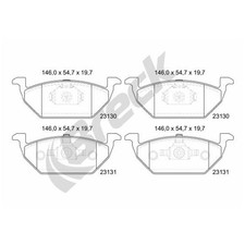Satz Bremsbeläge Bremsklötze vorne für Seat Toledo 2 1M2 | 24138611